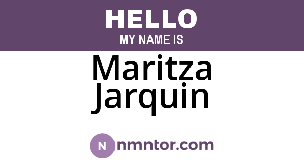 Maritza Jarquin