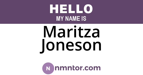 Maritza Joneson