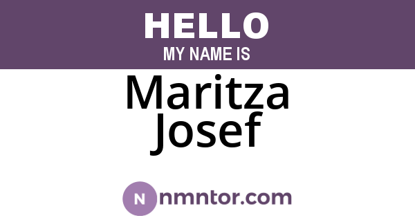 Maritza Josef