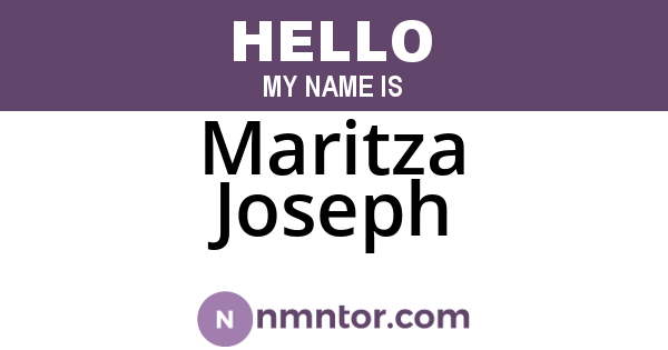 Maritza Joseph