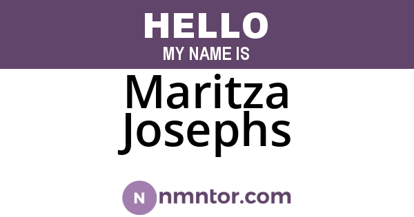 Maritza Josephs