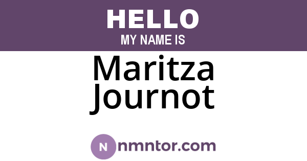 Maritza Journot