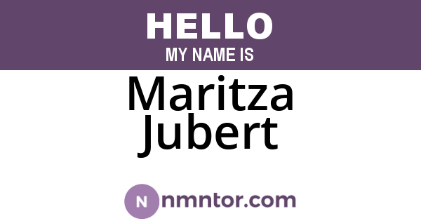 Maritza Jubert