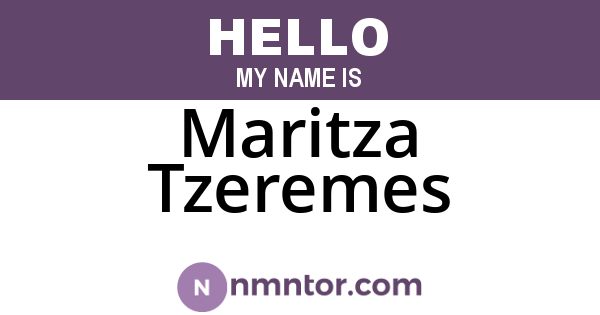 Maritza Tzeremes