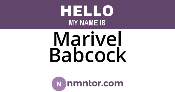 Marivel Babcock