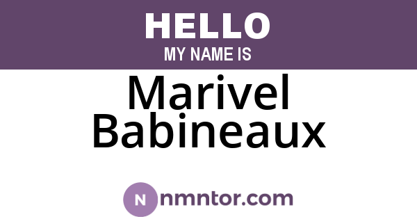 Marivel Babineaux