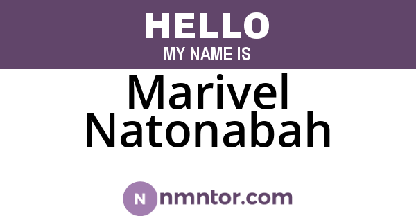 Marivel Natonabah