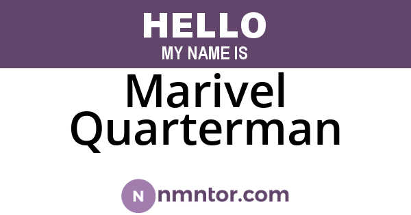 Marivel Quarterman