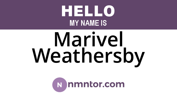 Marivel Weathersby