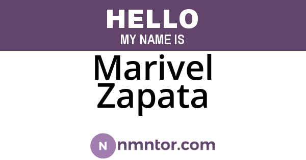 Marivel Zapata