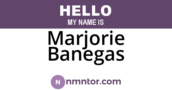 Marjorie Banegas