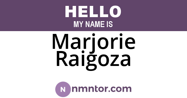 Marjorie Raigoza
