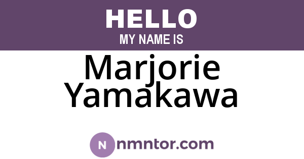 Marjorie Yamakawa