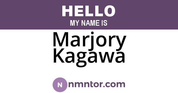 Marjory Kagawa