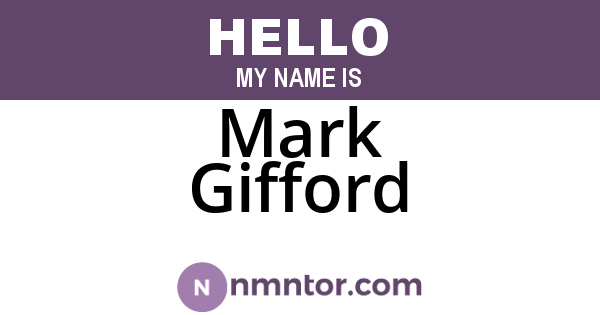 Mark Gifford