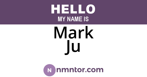 Mark Ju