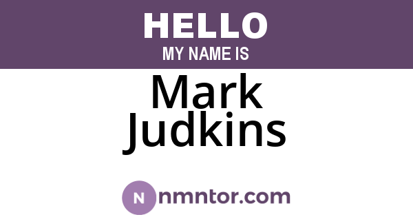 Mark Judkins
