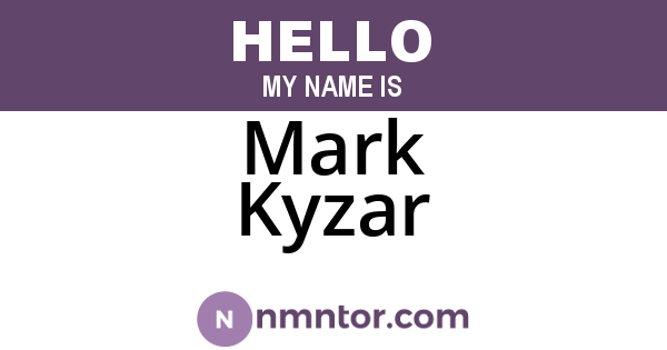 Mark Kyzar