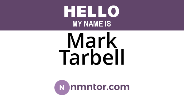 Mark Tarbell