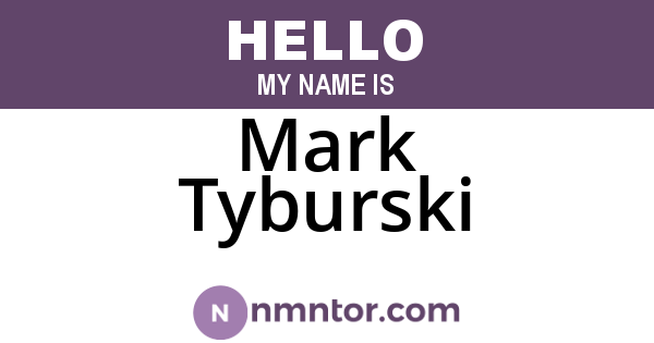 Mark Tyburski