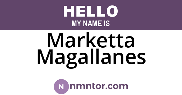 Marketta Magallanes