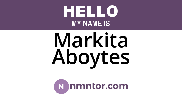 Markita Aboytes