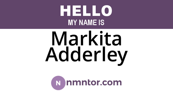 Markita Adderley