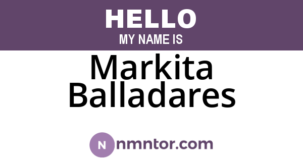 Markita Balladares