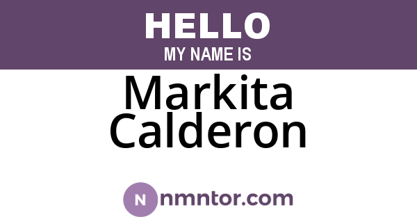Markita Calderon