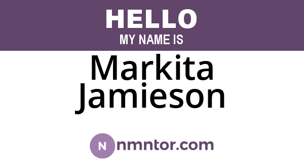 Markita Jamieson