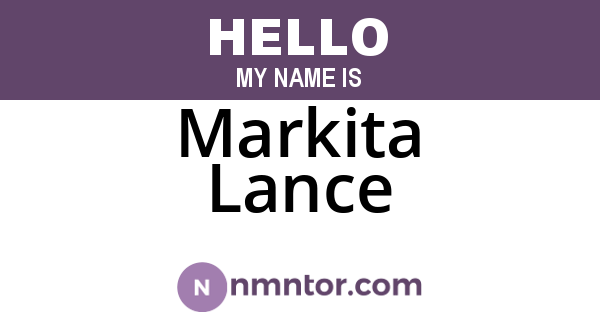 Markita Lance