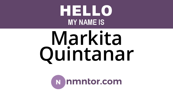 Markita Quintanar
