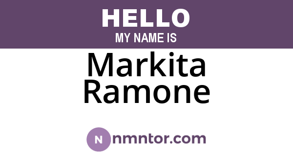 Markita Ramone