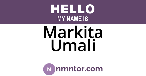 Markita Umali