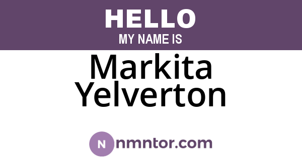 Markita Yelverton