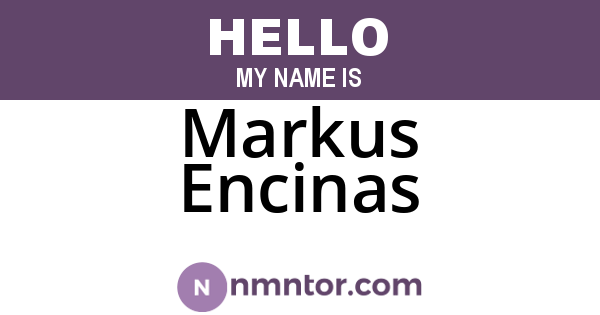 Markus Encinas