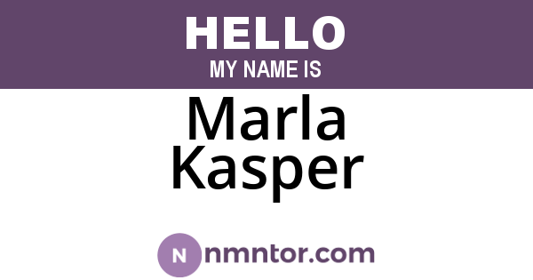 Marla Kasper