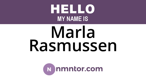 Marla Rasmussen