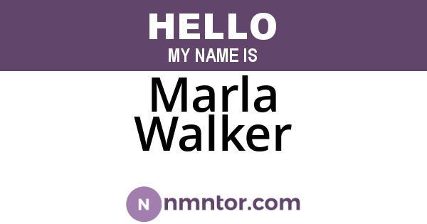 Marla Walker