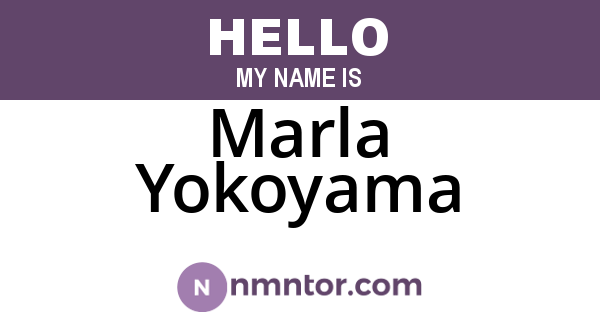 Marla Yokoyama