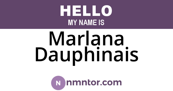 Marlana Dauphinais