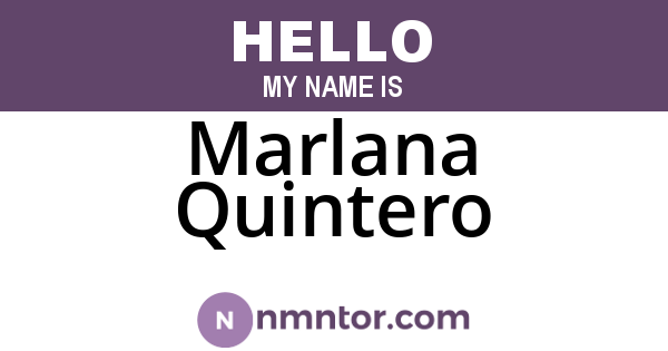 Marlana Quintero