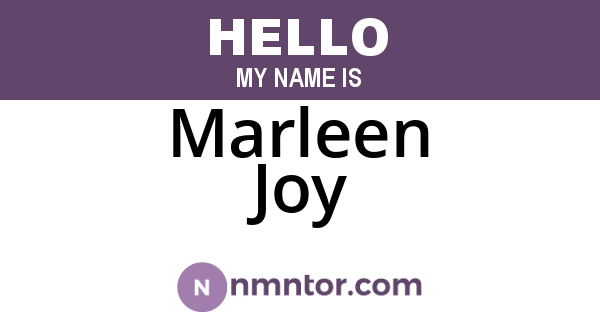 Marleen Joy