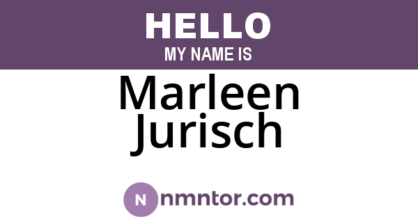 Marleen Jurisch