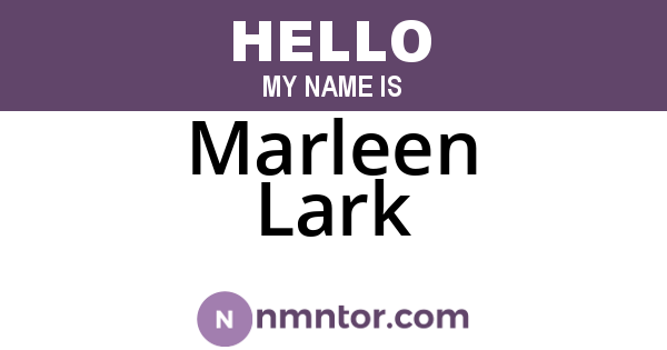 Marleen Lark