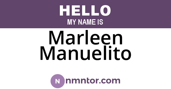 Marleen Manuelito