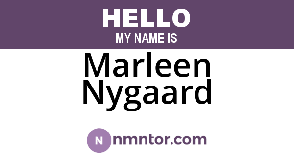 Marleen Nygaard