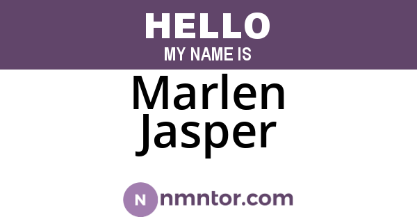 Marlen Jasper