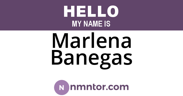 Marlena Banegas