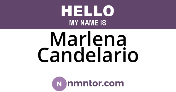 Marlena Candelario